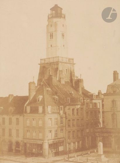 null Photographe non identifié
Ancien phare de Calais, c. 1850. 
Épreuve sur papier...