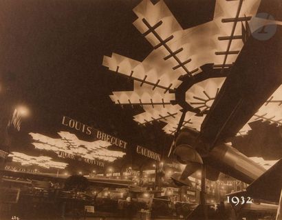 null Studio Chevojon 
Salon de l’aviation, 1932. 
Épreuve argentique d’époque contrecollée...
