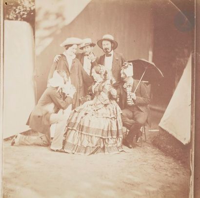 null Photographe non identifié 
Famille Olry, c. 1855-1860. 
Famille Olry. Jacques...