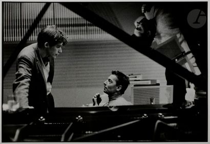 null Erich Lessing (1923-2018) 
Glenn Gould et Herbert Von Karajan, 1957. 
Épreuve...