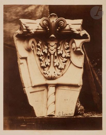 null C. Leprètre (sculpteur)
Moulages. Sculptures ornementales. Volutes à feuilles...