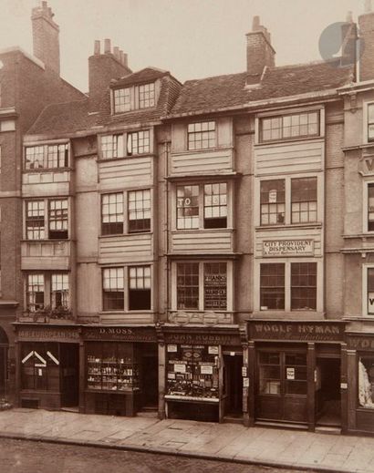 null Henry Dixon (1820-1893)
Relics of old London, 1867-1880. 
Old Houses in Alderscate...