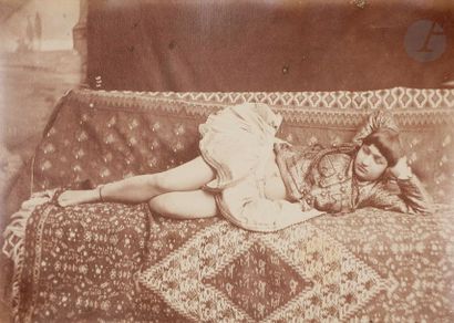 null Antoine Sevruguin (c.1840-c.1933)
Odalisque.
Perse (Iran), c.1885. 
Femme iranienne...