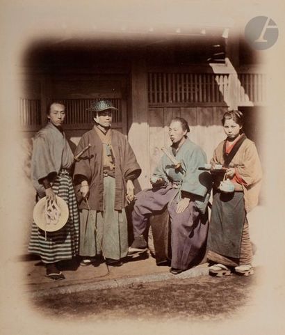 null Felice Beato (1832-1909)
Views of Japan, c. 1870. 
View on the Tokaido. Kango...