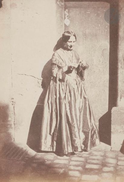 null Charles Nègre (1820-1880)
Portraits de femmes et de jeune garçon, c. 1855. 
Quatre...