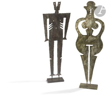 null Marcello FANTONI (1915-2011)
Le Couple
2 sculptures en métal découpé.
L’une...