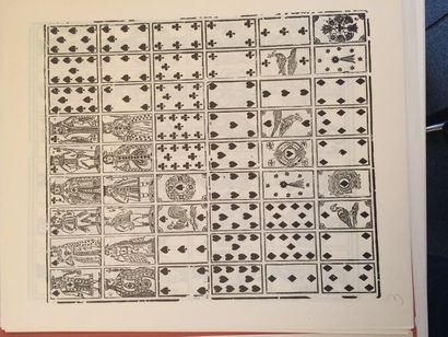 null Feuille de petites cartes et de dominos : Belgique, début du XIXe s. ; gravure...