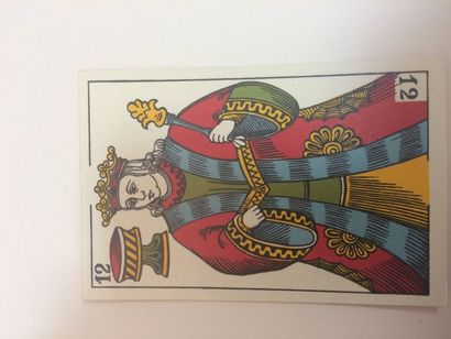 null Patience 54 cartes « supérieures » : Brepols, Turnhout, c. 1960 ; 52 cartes...