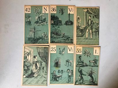 null "Grand Lenormand", Otto Maier, Leipzig, c.1880 ; chromolithographie une couleur...