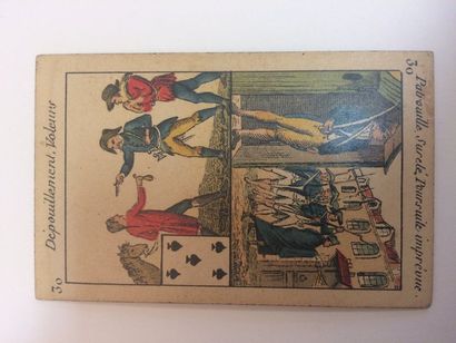 null Petit Oracle des Dames N° 588 : B.P. Grimaud, c.1890 ; 42/42 cartes ; boîte....