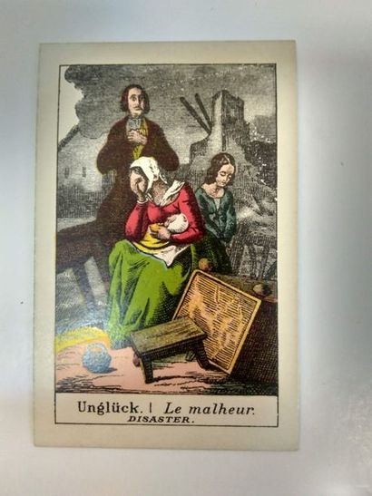 null Ensemble de jeux divinatoires : Petit Lenormand, Dick & Fitzgerald, New York,...