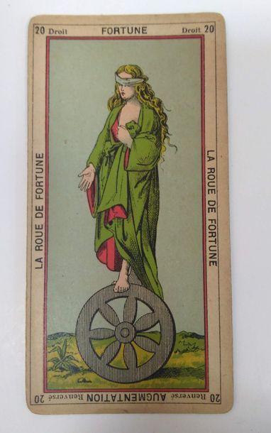 null Grand Oracle des Dames type III : anonyme, c.1900 ; 78/78 cartes ; chromolithographie...
