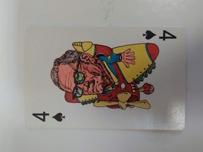 null Deux jeux Politicards, USA, 1980 (Keith Nichols) et 1971, 52 cartes avec joker....