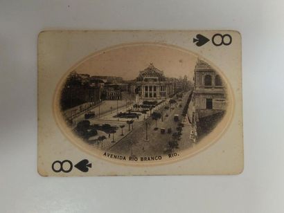 null Divers jeux américains : Jeu au portrait anglo-américain sur cartes rondes :...