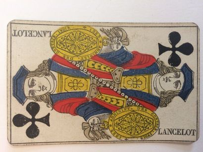 null Deux jeux au portrait officiel français ; type 1853-75, 52/52 cartes, coins...
