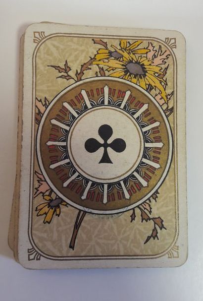 null Cartes indiennes : B.P. Grimaud, c.1900 ; 52/52 cartes ; dos vert ; BE. + 16...