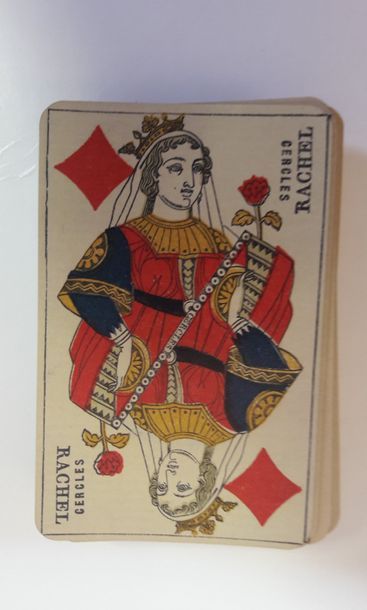 null Jeu au portrait belgo-génois : anon., France (?), début XXe s., 52 cartes, sans...