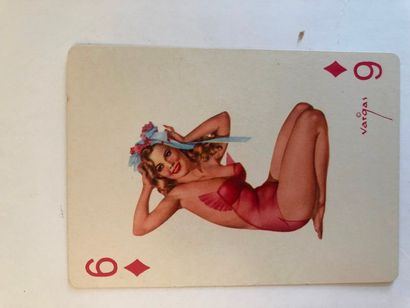 null Jeu de pinups de Vargas : USA (?), offset, 52/52 cartes. TBE. 