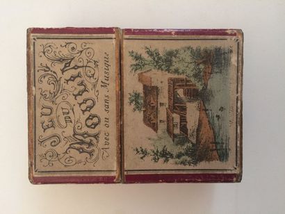 null Jeu du moulin : Watilliaux, Paris, c. 1880 ; 34/56 cartes + carte avec musique...