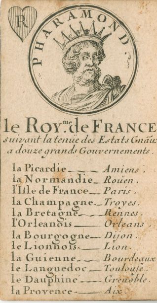 null « Les Tables de Geographie réduites en un Iev de Cartes » : Pierre Duval, c.1670...