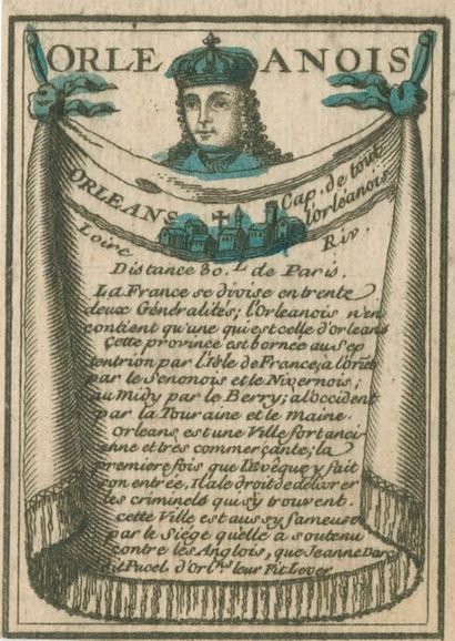 null Cartes pour apprendre la géographie, Nicolas de Poilly, 1751 ; séries France,...