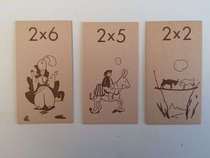null Cartes pour les enfants : Matata : Miro Company, Paris, v.1950 ; petites cartes...