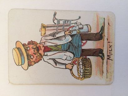 null Jeu Pit : Rook Card Co., Inc., Salem, MA, 1905 ; 65/65 cartes ; boîte carton...