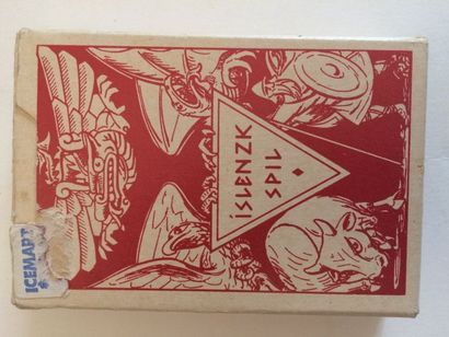 null Jeu islandais « Historical Icelandic Playing Cards » (copie d’un jeu XIXe),...