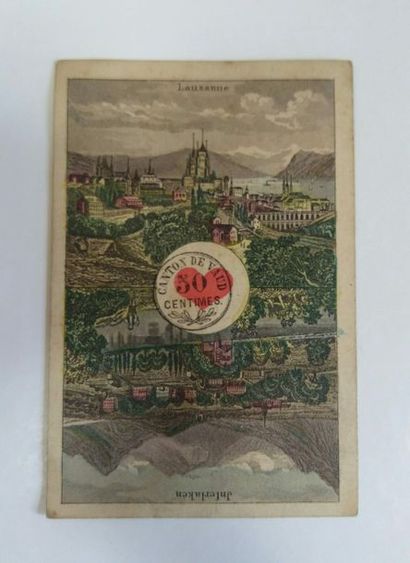 null Cantons suisses : C.L. Wüst, Francfort, c.1880 ; 32/32 cartes ; as illustrés,...