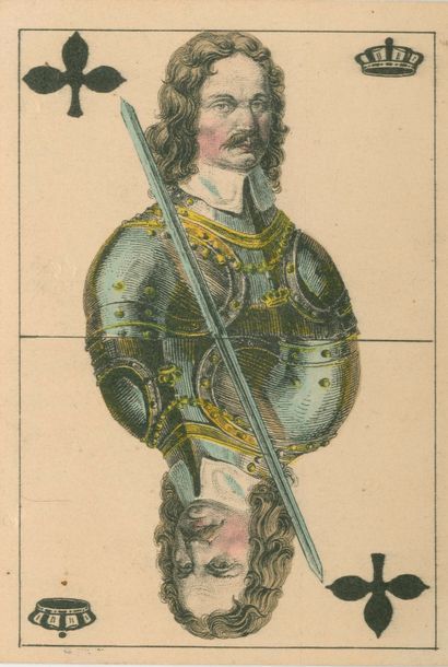 null Jeu du folklore suisse : Müller (?), c.1860 ; 52/52 cartes ; litho et couleurs...