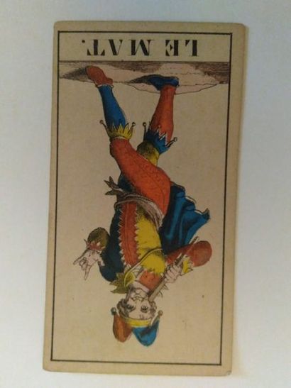 null Tarot 1JJ mais avec Papesse : J. Müller, Schaffhouse, c.1880 ; 65/78 cartes....