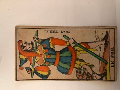 null Tarot d’Epinal : Pellerin, Epinal, c.1865 ; 74/78 cartes ; lithographie et couleurs...