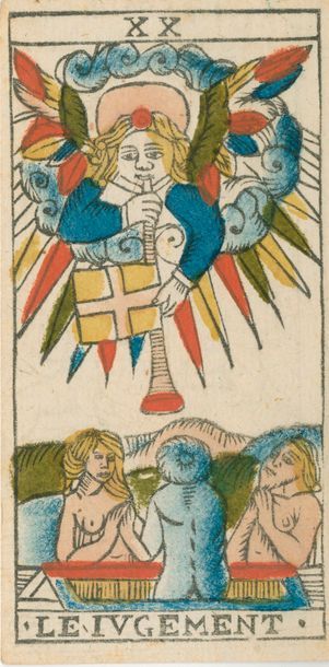 null Tarot « de Marseille » : Claude Rochias-L'Héritier, Saint-Sulpice (canton de...