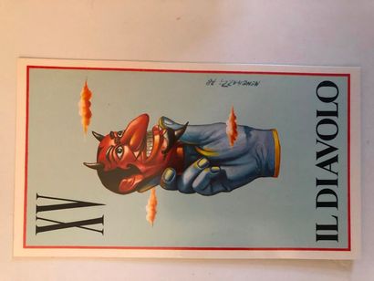 null Tarot Le Mani divinatorie : Osvaldo Menegazzi, Milan, 1979 ; 21/21 cartes, avec...