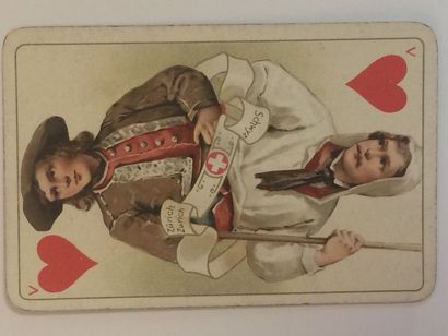 null Costumes suisses (Schweizer Trachten) N° 174 : B. Dondorf, Francfort, c.1890...