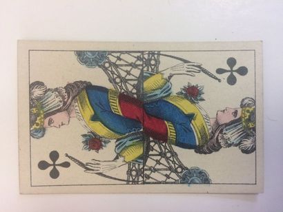 null Patience : Frommann & Morian, c.1880 ; 52/52 cartes ; litho et couleurs aux...