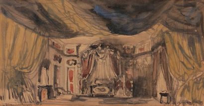 null Alexandre Nikolaevitch BENOIS (1870-1960)
Projet de décor de théâtre pour « La...