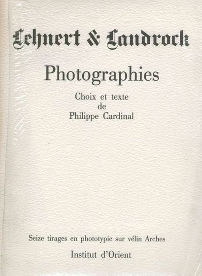 null LEHNERT, RUDOLF FRANZ (1878-1948) & LANDROCK, ERNEST HEINRICH (1878-1966)
Photographies.
Institut...