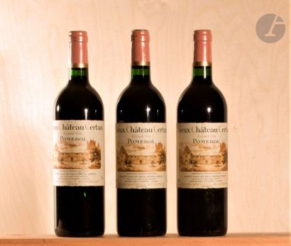 null 3 B VIEUX CHÂTEAU CERTAN (2 e.l.s. et 1 e.a.), Pomerol, 1996