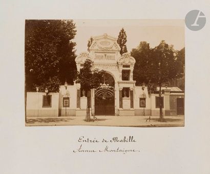 null [BAL MABILLE].
Ensemble de photographies du bal et du jardin Mabille. Vers 1870.

Comprend...