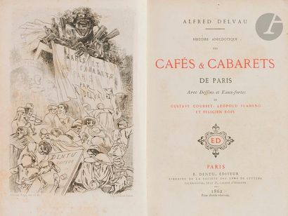 null DELVAU (Alfred).
Histoire anecdotique des cafés & cabarets de Paris. 
Paris...