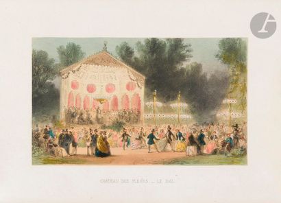 null [LEBRASSEUR (R.) (éditeur)].
Album des bals, fêtes & promenades de Paris et...