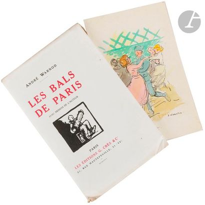 null WARNOD (André).
Les Bals de Paris.
Paris : Georges Crès, 1922. — In-8, 203 x...