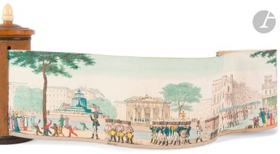 null [PANORAMA] LANGLUMÉ.
Promenade parisienne.
Paris : Ganais, 1820. — Panorama...