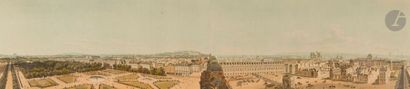 null [PANORAMA - PARIS].
Panorama de Paris pris du pavillon de Flore.
Paris : Rittner...