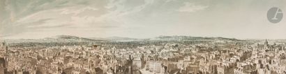 null [PANORAMA - PARIS].
Panorama de Paris pris de la tour carré de Saint Gervais.
Paris...