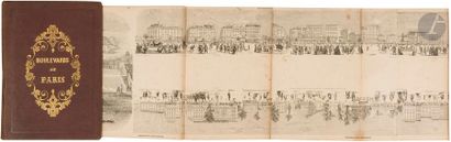  [PANORAMA - RENARD (Édouard)]. Boulevards de Paris. Paris : l’Illustration, [1846]....