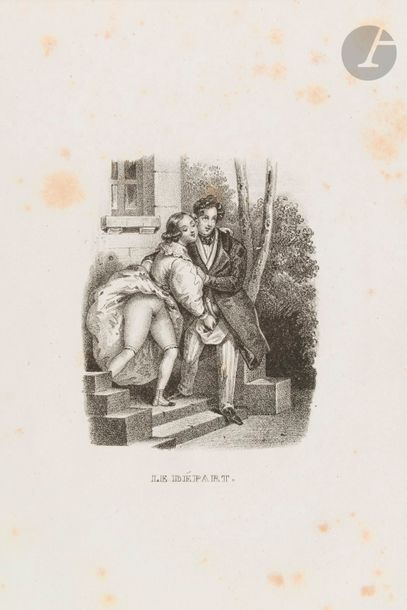 null LA ROSÉE DE TOUTES LES SAISONS.
S.l., vers 1830-1840. — Album in-8 carré, 176...