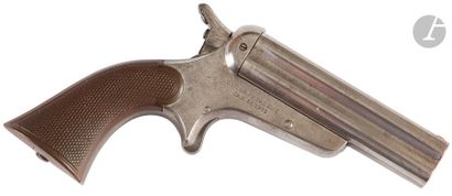 null Pistolet Sharps modèle 1859, quatre coups, calibre 32. 
Bloc de quatre canons...