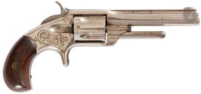null Revolver « Mohawk », cinq coups, calibre 32 annulaire. 
Canon rond, avec bande...